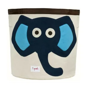 3 Sprouts Blue Elephant Storage Bin