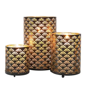 3pcs Vintage Candle Stick Holders for Home Decor