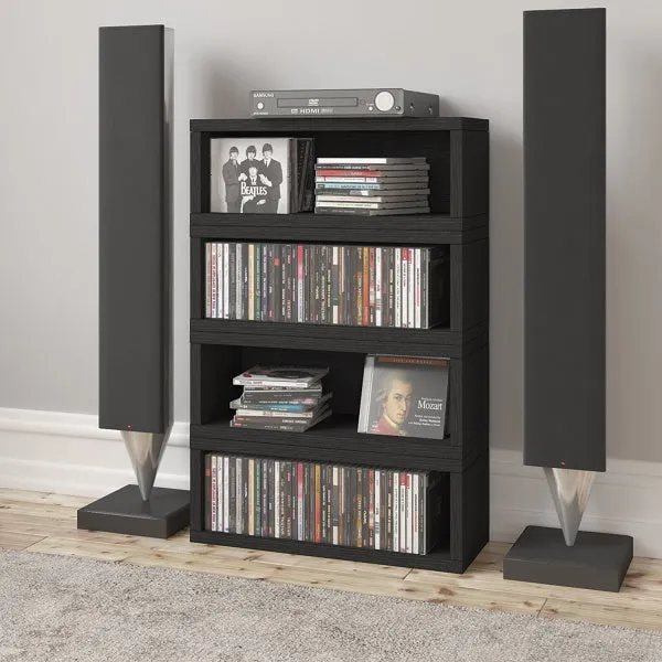 CD Rack Set of 2 - Black (pre-order ships 12/16)