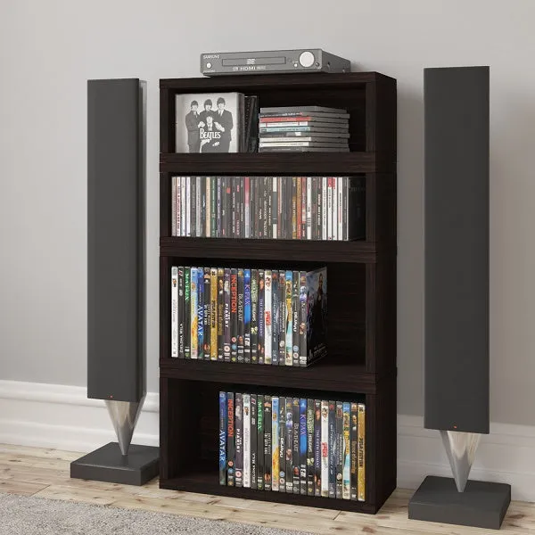 CD Rack Set of 2 - Espresso (pre-order ships 12/6)