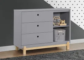 Delta Children Poppy 3-Drawer Dresser with Cubbies RTA