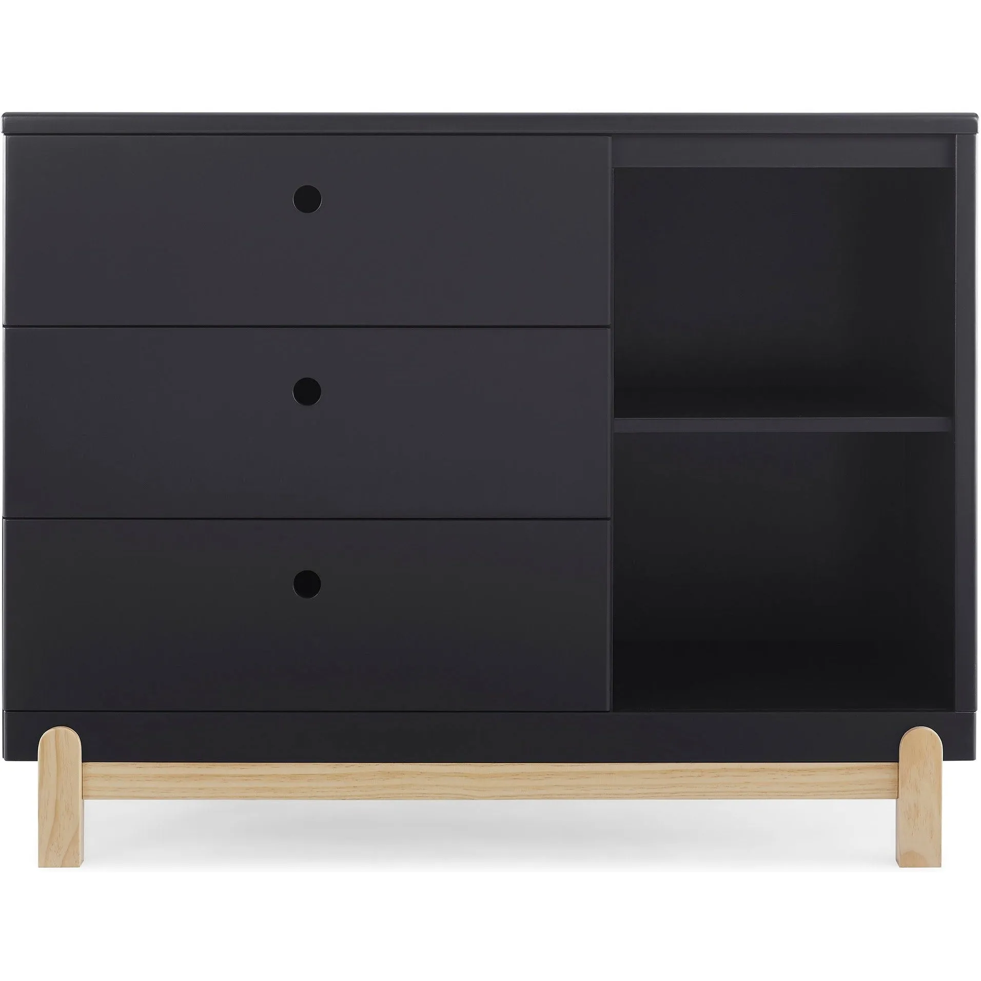 Delta Children Poppy 3-Drawer Dresser with Cubbies RTA