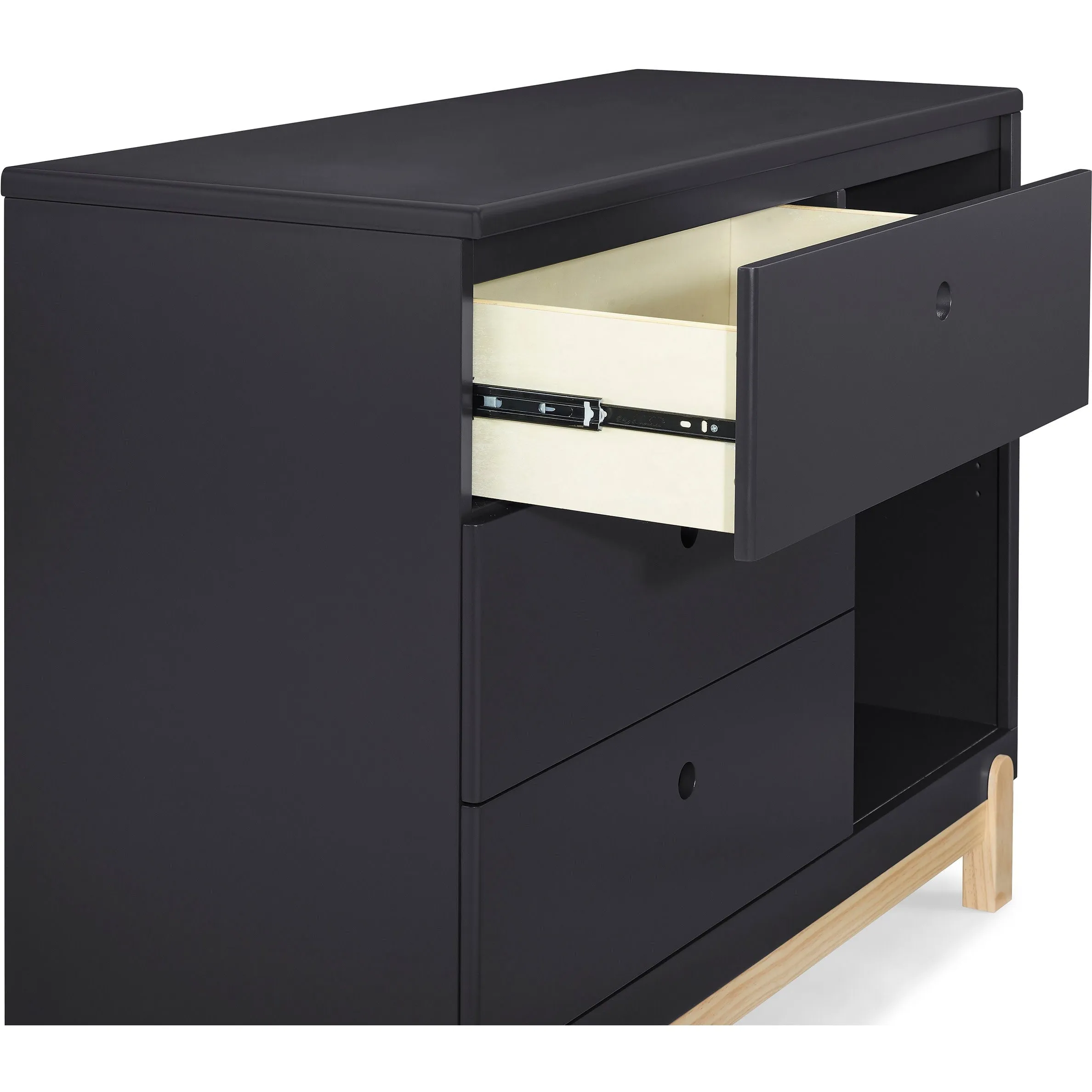 Delta Children Poppy 3-Drawer Dresser with Cubbies RTA