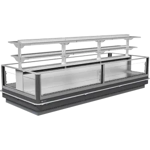 Double Island Freezer Remote With Shelf