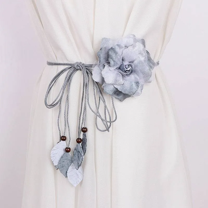 Floral Curtain Tiebacks - Elegant Holders for Drapes and Curtains