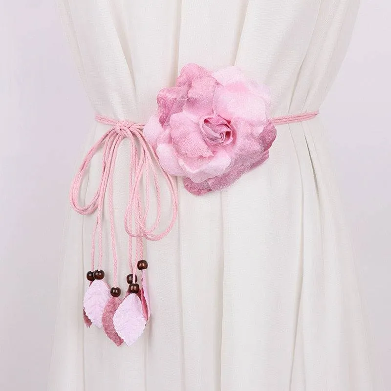 Floral Curtain Tiebacks - Elegant Holders for Drapes and Curtains