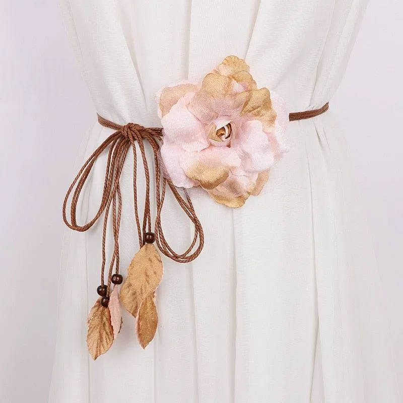 Floral Curtain Tiebacks - Elegant Holders for Drapes and Curtains