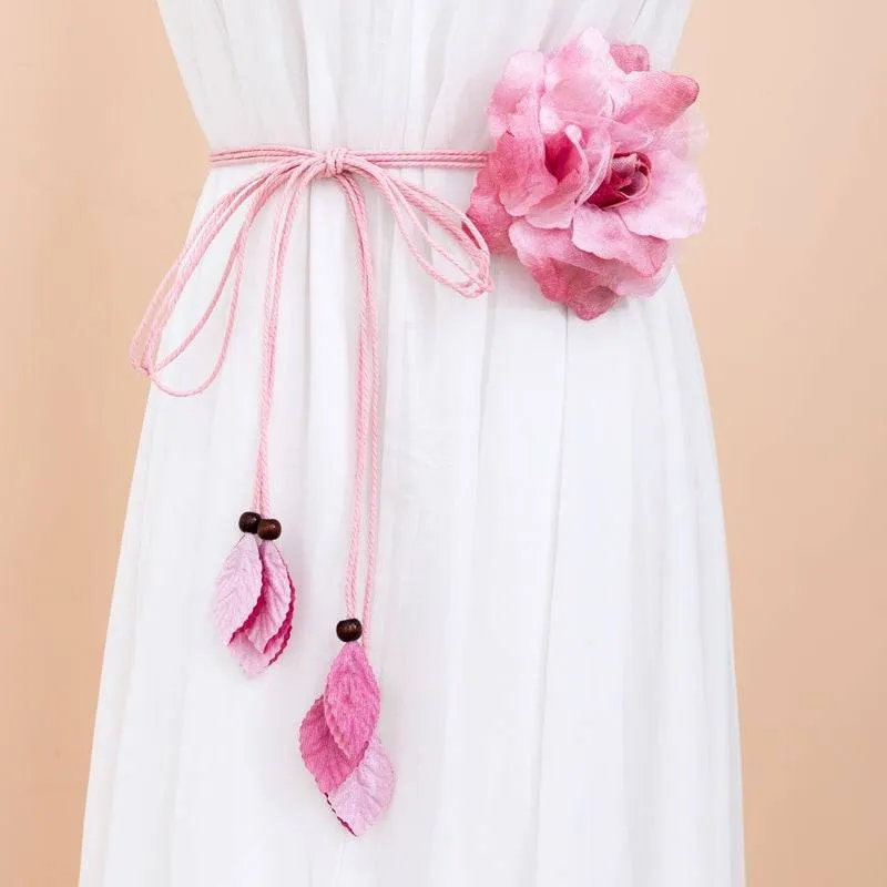 Floral Curtain Tiebacks - Elegant Holders for Drapes and Curtains