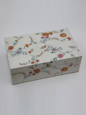Floral Handpainted Box Multicolour