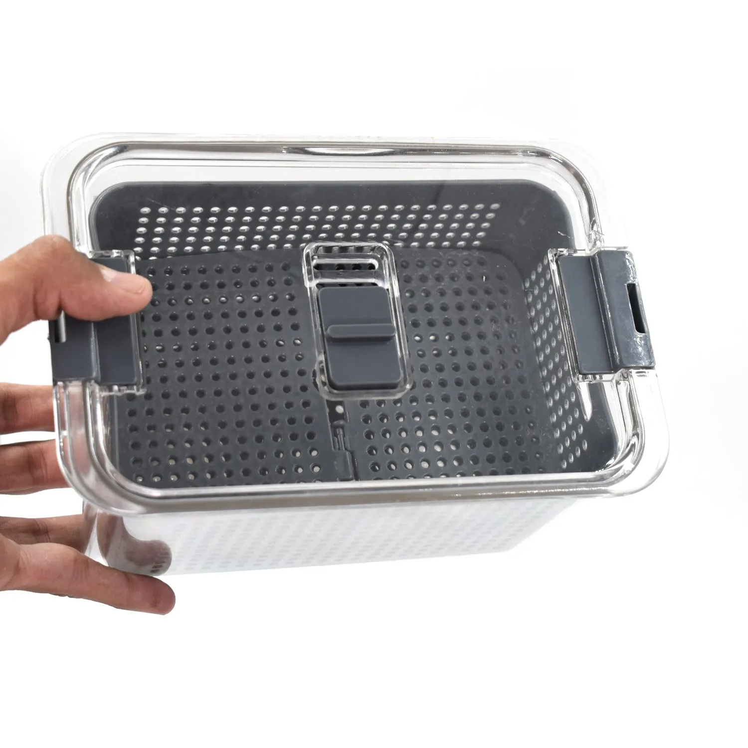 Fordable Silicone Kitchen Organizer Fruit Vegetable Baskets Folding Strainers