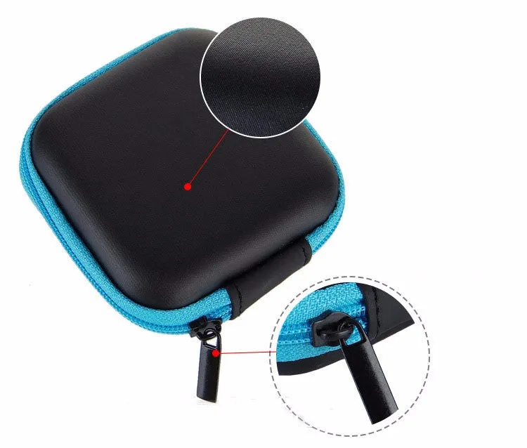 Headphones, Cable Earbuds Boxes SD Card & Bins Hard Case Carrying Pouch Bag