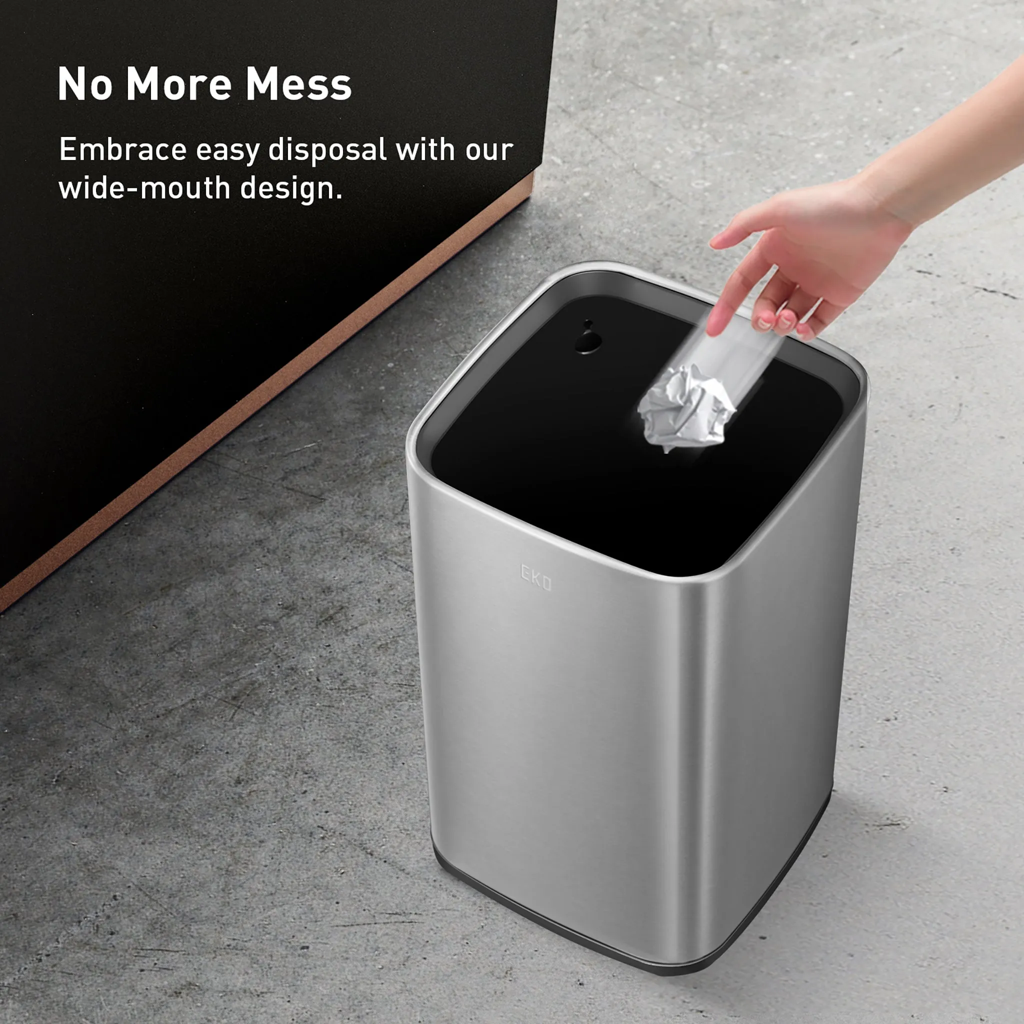 Laguna Open Top Can with Nested Liner 2 Pack Combo Set - 7L 12L