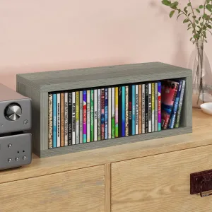 Memphis Stackable CD Rack, London Grey (pre-order ships 6/30/25)