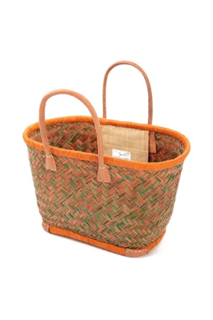 Natural Mini Amber French Market Basket