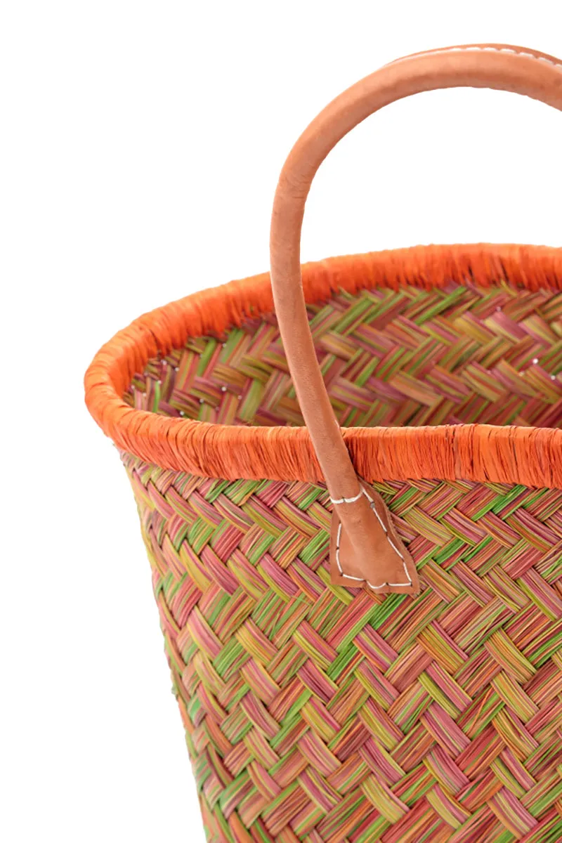 Natural Mini Orange French Market Basket