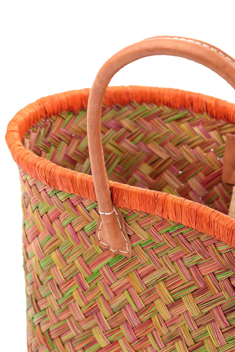 Natural Mini Orange French Market Basket