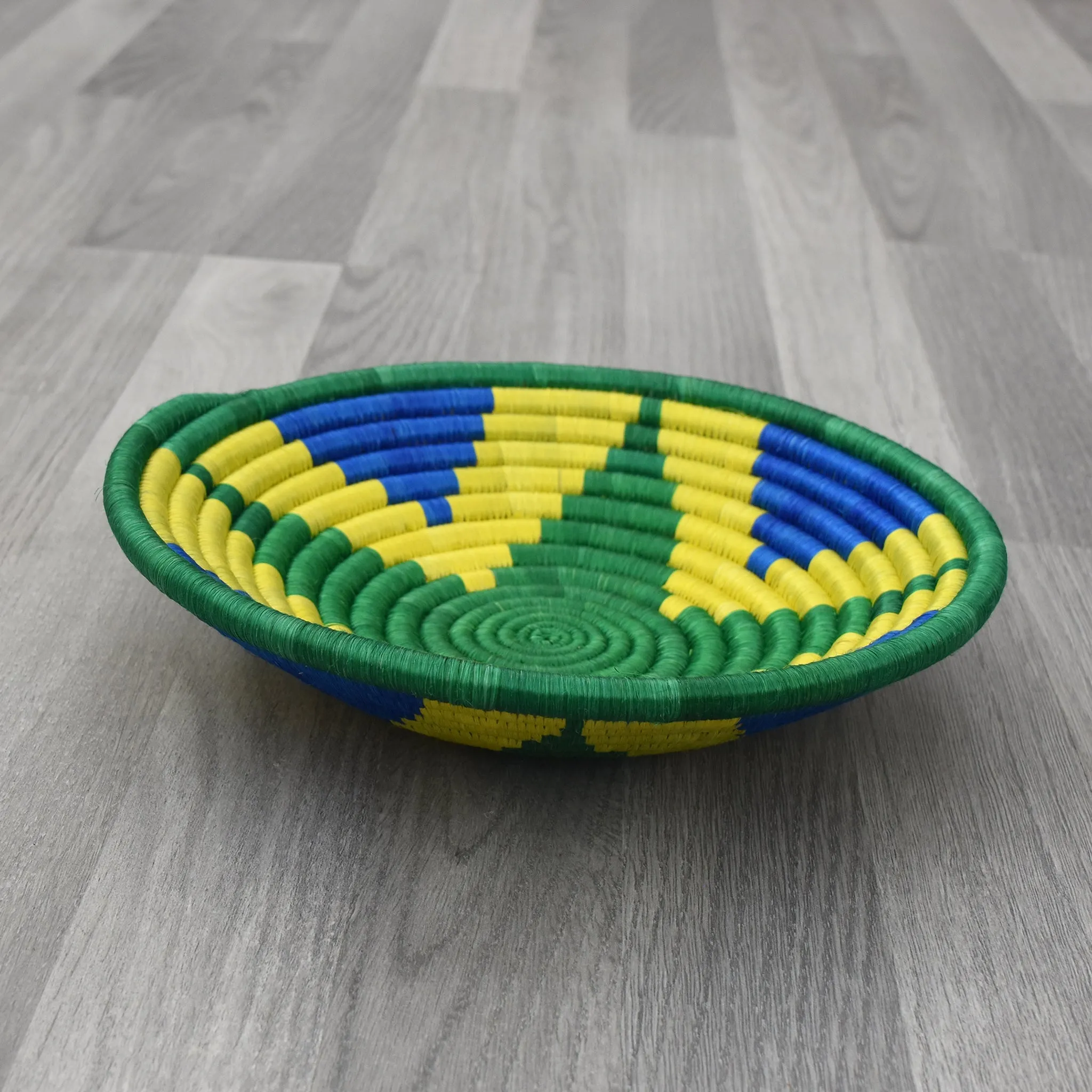 Rwandan basket - African wall basket 17