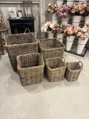 Square Kubu baskets - 5 Sizes