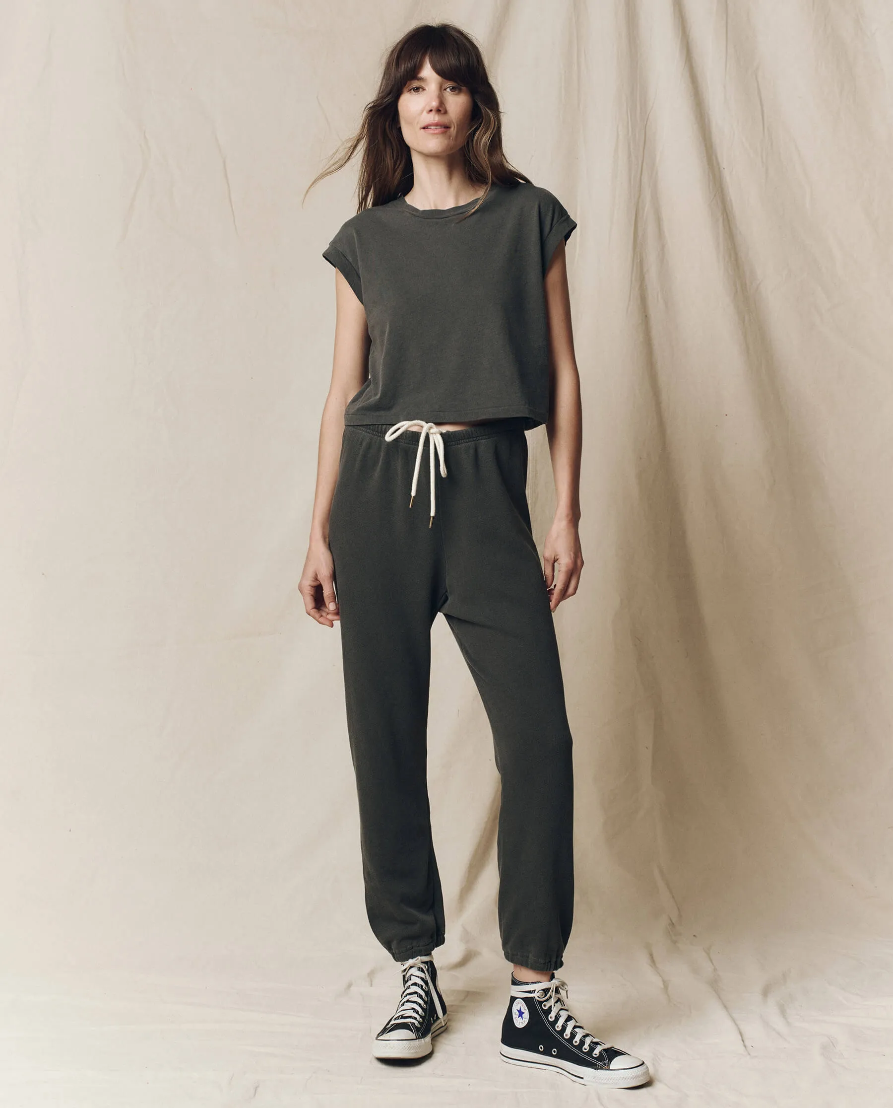 The Square Tee. -- Washed Black