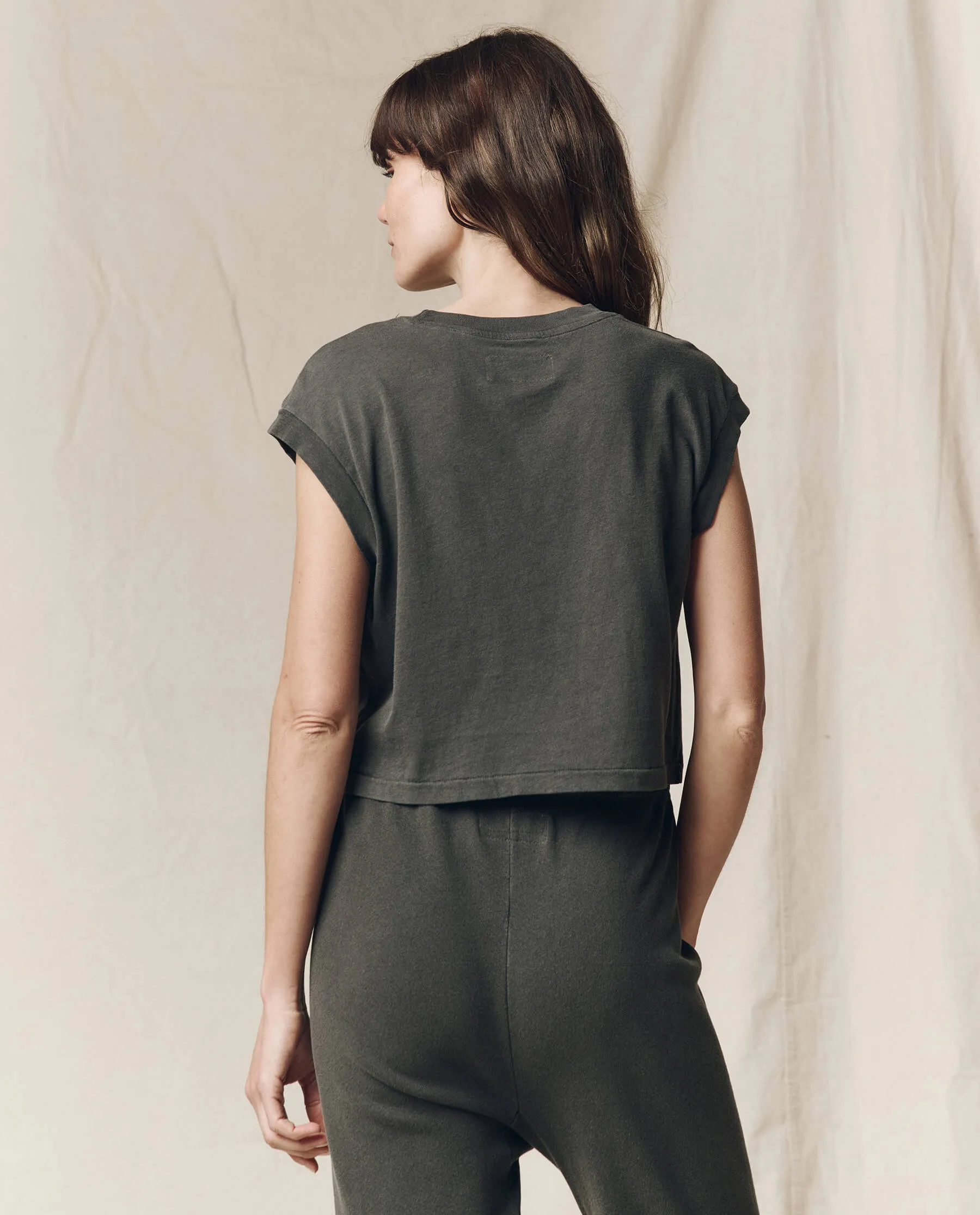 The Square Tee. -- Washed Black