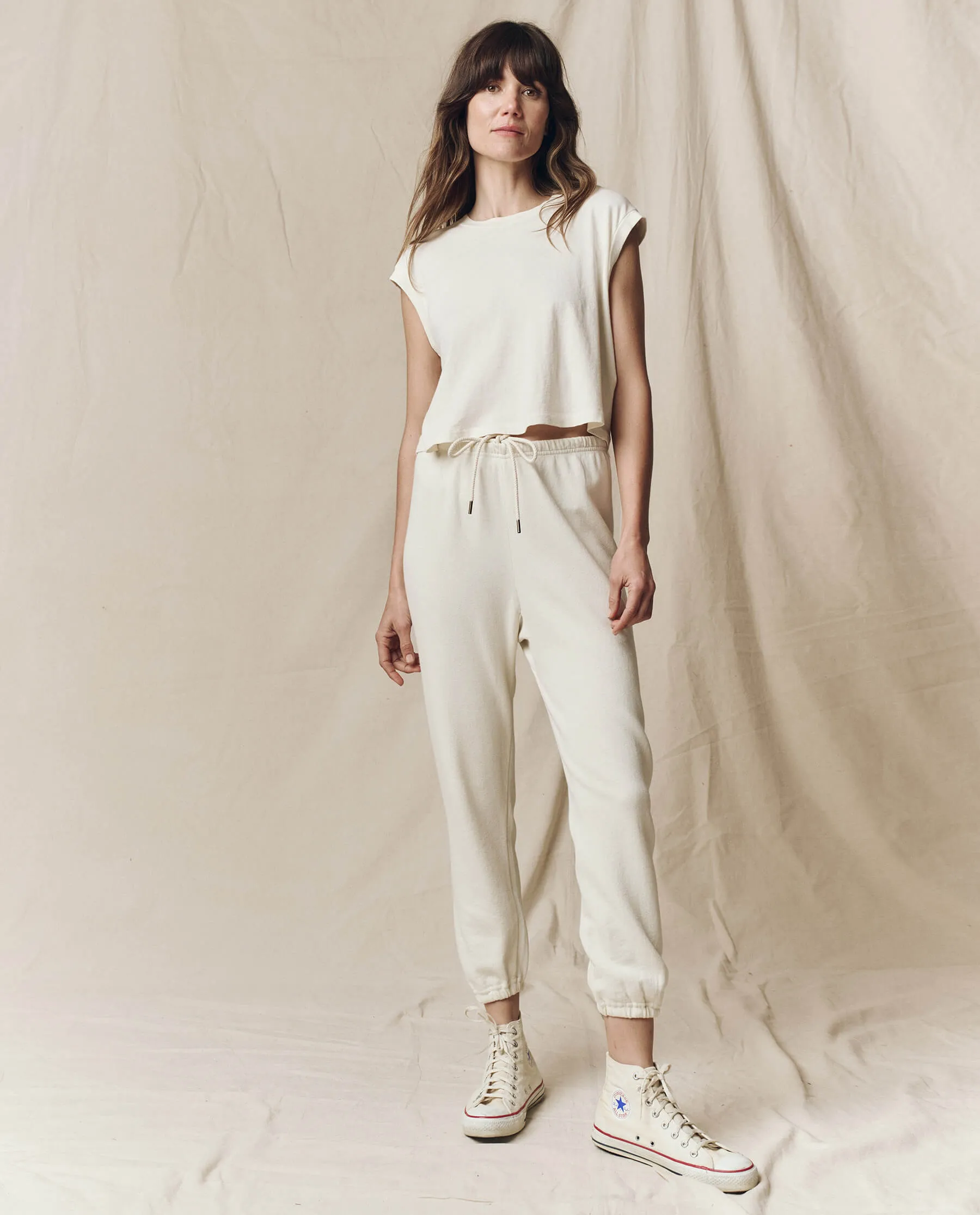 The Square Tee. -- Washed White
