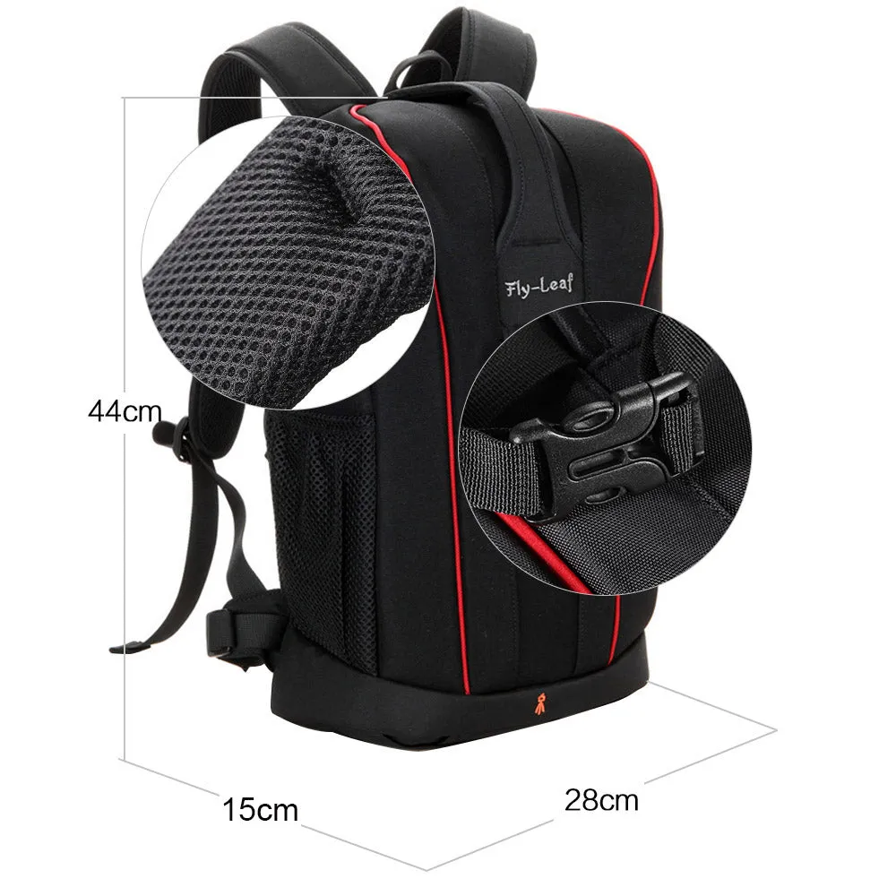 Water-resistant DSLR Backpack Camera Video Bag Shockproof Photography Padded for Nikon Canon Sony DSLR Camera Lens Accessories
